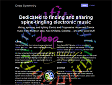 Tablet Screenshot of deepsymmetry.org